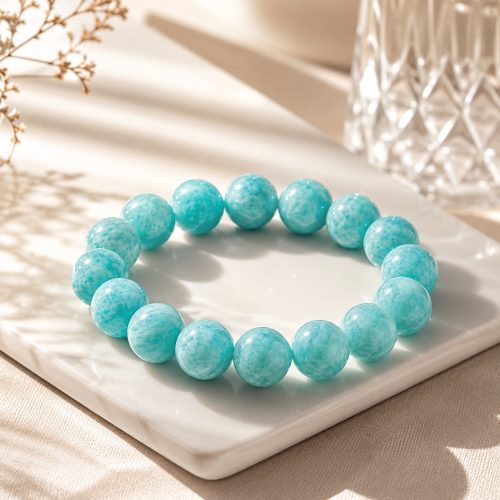 Amazonite Bracelet – Calm, Confidence & Positive Energy