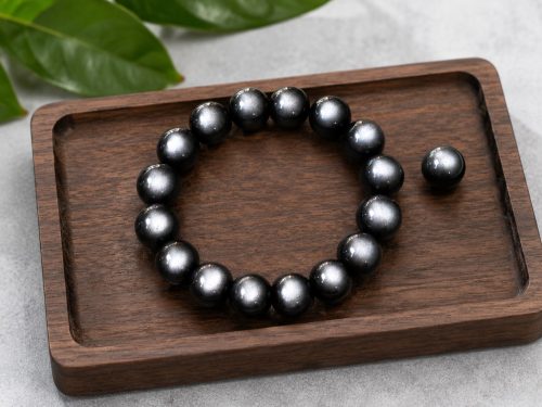 Silver Obsidian Bracelet – Protection, Clarity & Inner Strength