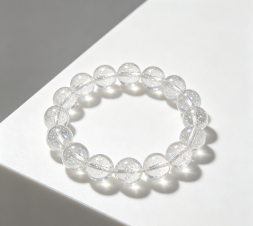 White Azeztulite Bracelet | Pure Energy · Spiritual Healing · Good Luck Protection